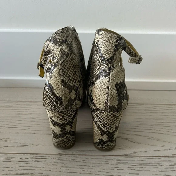 Maison Martin Margiela Printed Watersnake Leather Sandal IT39 - Picture 2 of 5